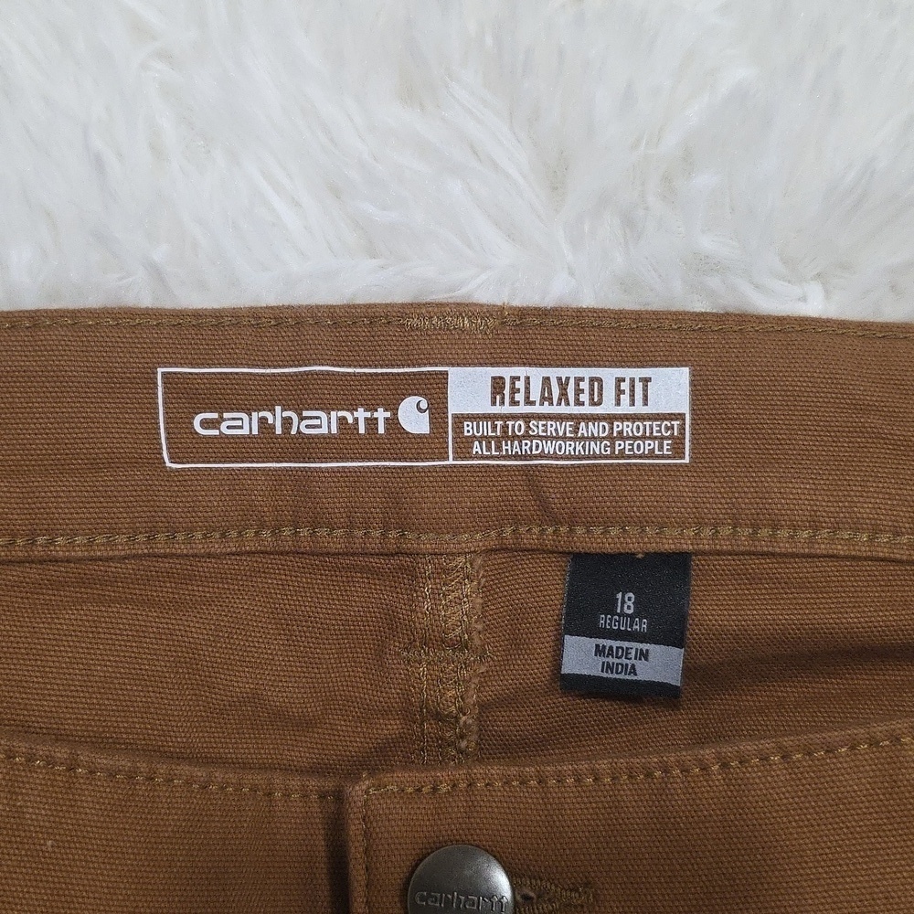 Carhartt Rugged Flex Womens Relaxed Fit Pants. Size 18. NWT! - Picture 2 of 6